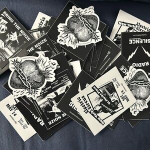 3 mystery stickers